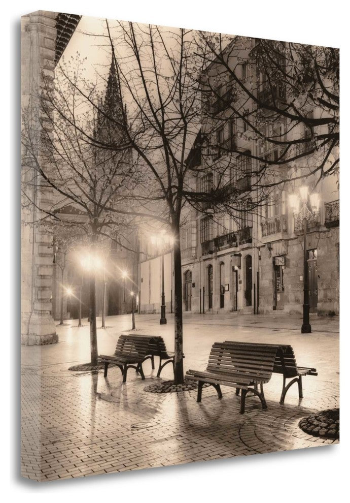 "Plaza De Porlier Oviedo" By Alan Blaustein, Giclee Print on Gallery Wrap Canvas