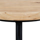 Godwin Counter Height Bar Stool, Natural/Black 14.5x14.5x25