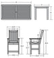 Lehigh 7-Piece Rectangle Counter-Height Dining Set, Weathered Acorn