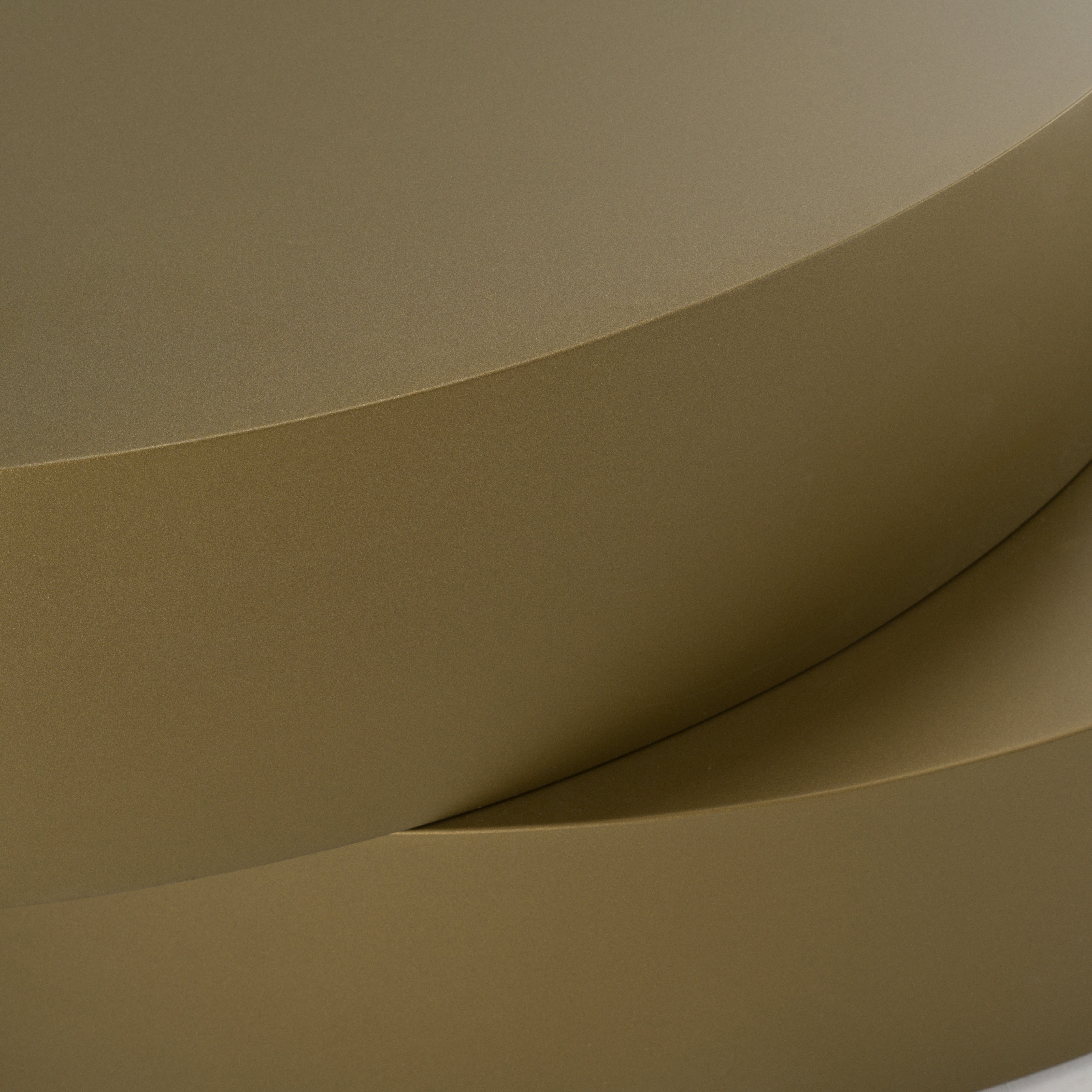 Modrest Grayson Glam Brushed Bronze Metallic Coffee Table