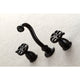KS3020RX Two-Handle Wall Mount Tub Faucet, Matte Black