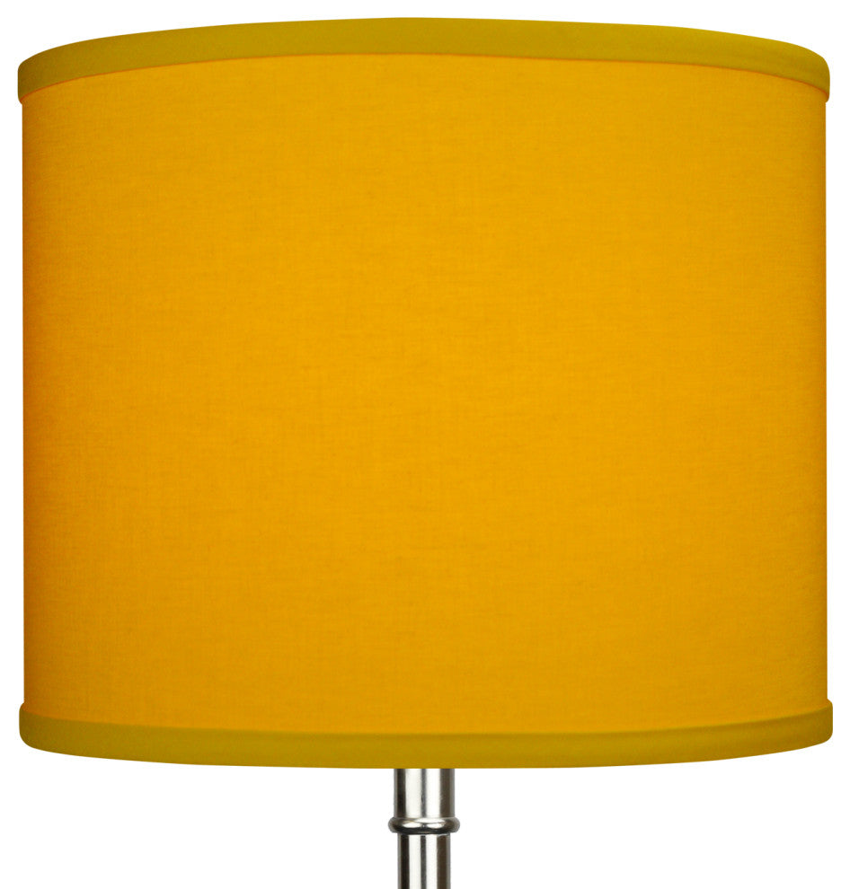 Fenchel Shades 12"x12"x10" Spider Attachment, Drum Lamp Shade, Linen Curry