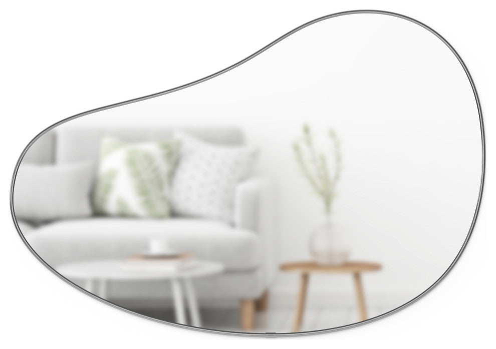 Umbra Hubba Pebble 24 x 36" Mirror Brass