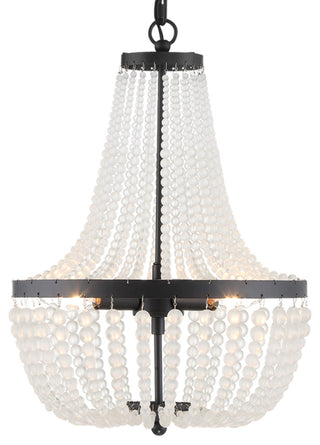 Crystorama Lighting Group 603 Rylee 3 Light 14"W Crystal Empire - Matte Black
