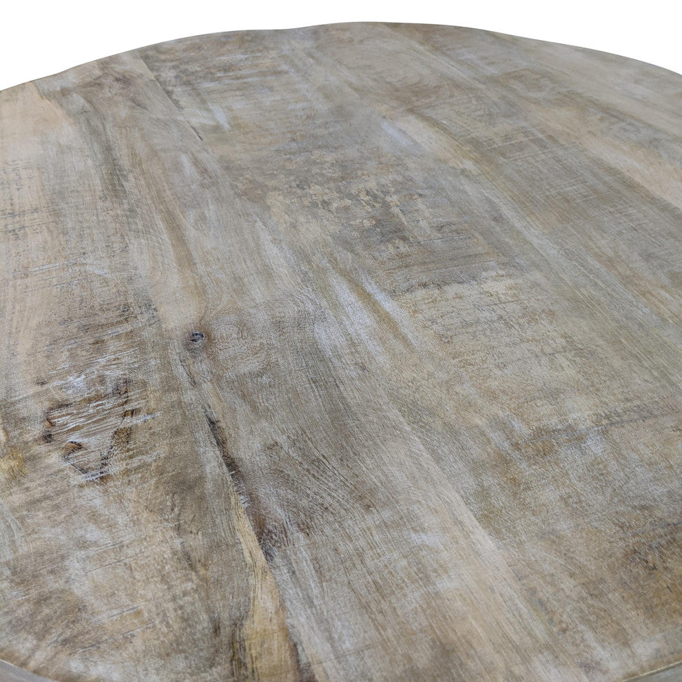 Velio Bistro Table, Natural Driftwood/Aged Iron