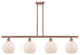 Innovations Lighting 516-4I-AC-G121-8 Athens 4 Light 48" Island Light
