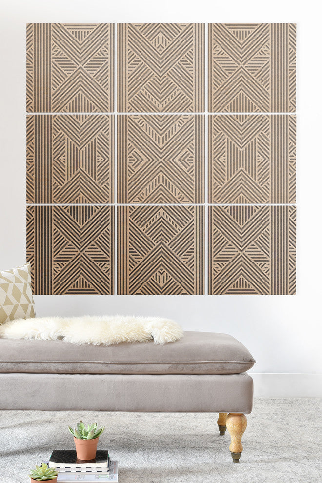 Deny Designs Holli Zollinger Amai Wood Wall Mural, 4'x4'