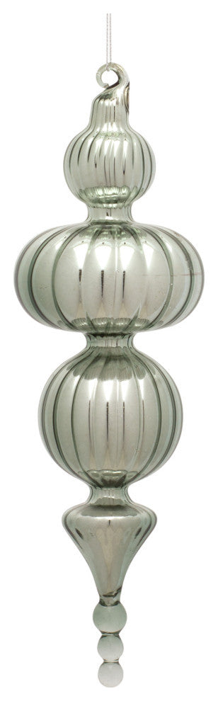 Glass Finial Drop Ornament, 6-Piece Set