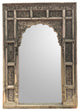 Consigned Large Old India Doorway Mirror 1