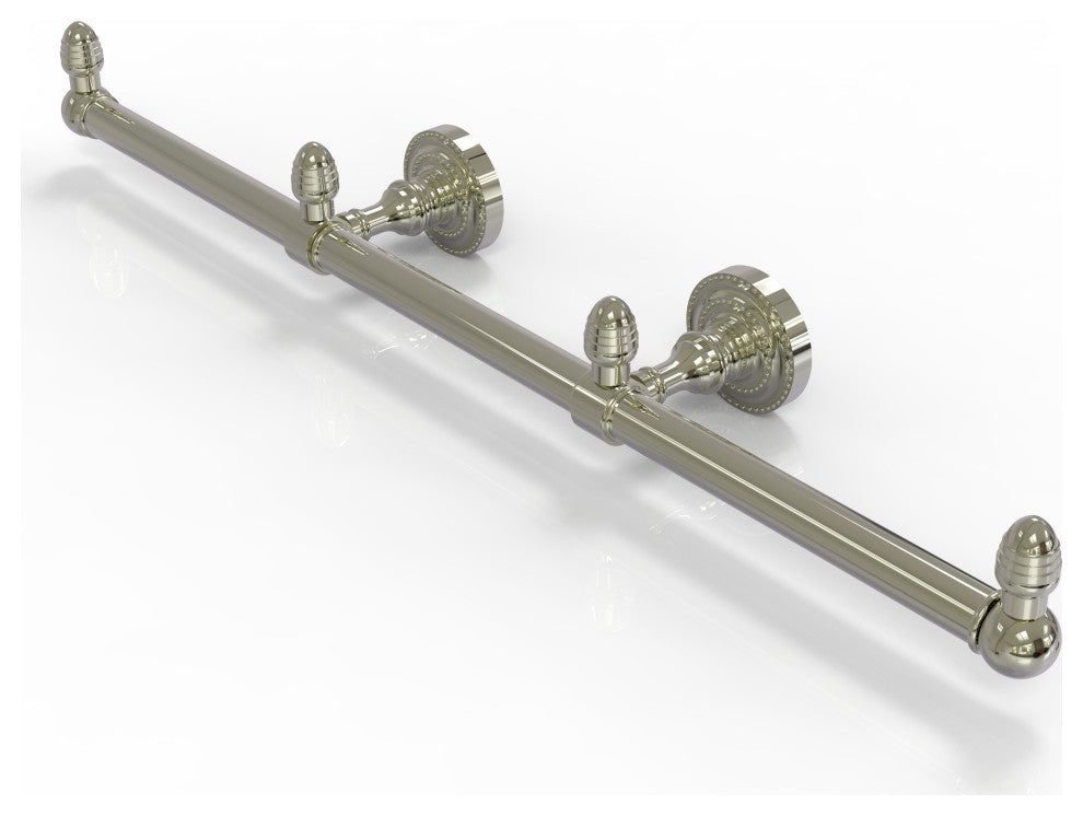 Dottingham 3 Arm Guest Towel Holder, Polished Nickel
