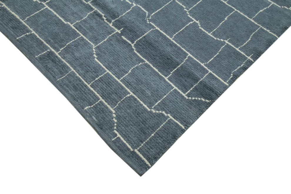 Rug N Carpet - Handmade Decorative 7' 9'' x 9' 11'' Moroccan Area Rug