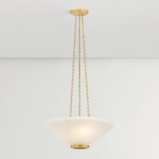 Hudson Valley Lighting Awosting Pendant, Aged Brass