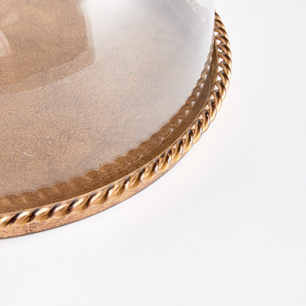 Braiden Tray, With Cloche, Large
