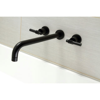 KS8040ML Wall Mount Tub Faucet, Matte Black