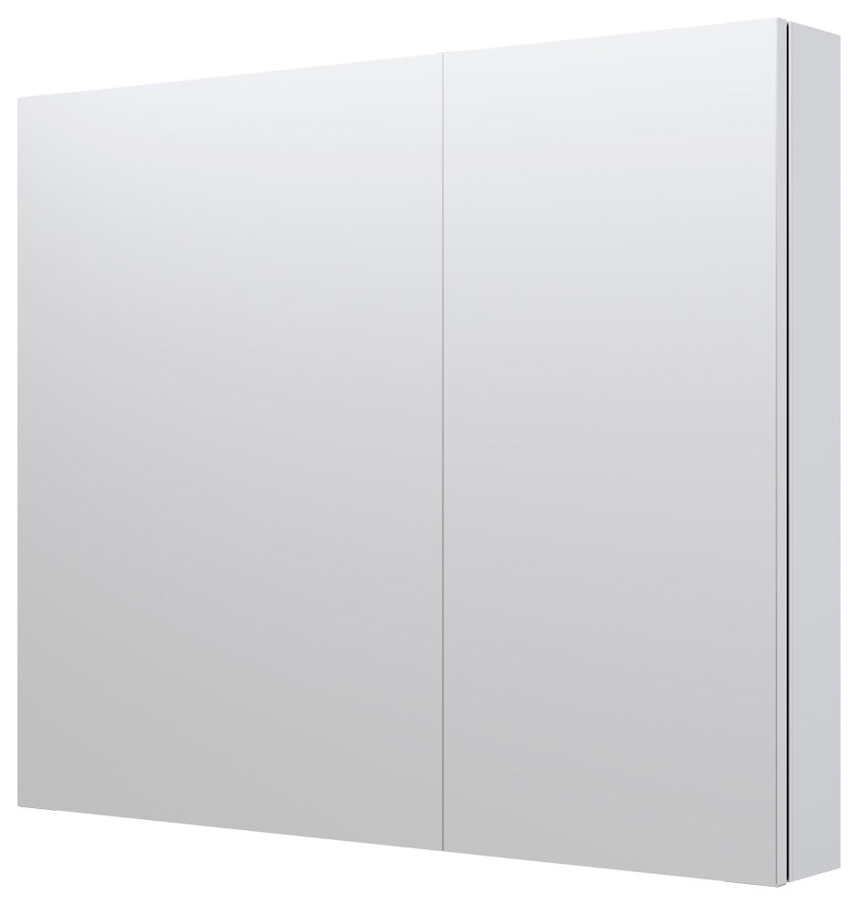 Recessed/Surface Mount Bathroom Medicine Cabinet, Soft-Close Blum Hinges, 36"x30", Dual Swing