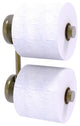 Prestige Skyline 2 Roll Reserve Roll Toilet Paper Holder, Antique Brass