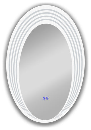 CHLOE Lighting SPECULO Back Lit LED Mirror 6000K, Daylight White, 24"