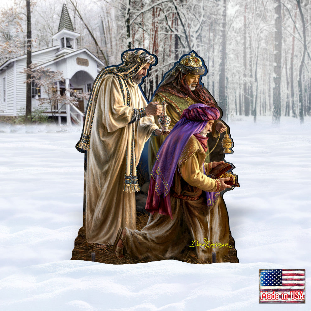 Miracle Nativity Three Kings Home and Outdoor Decor by Dona Gelsinger