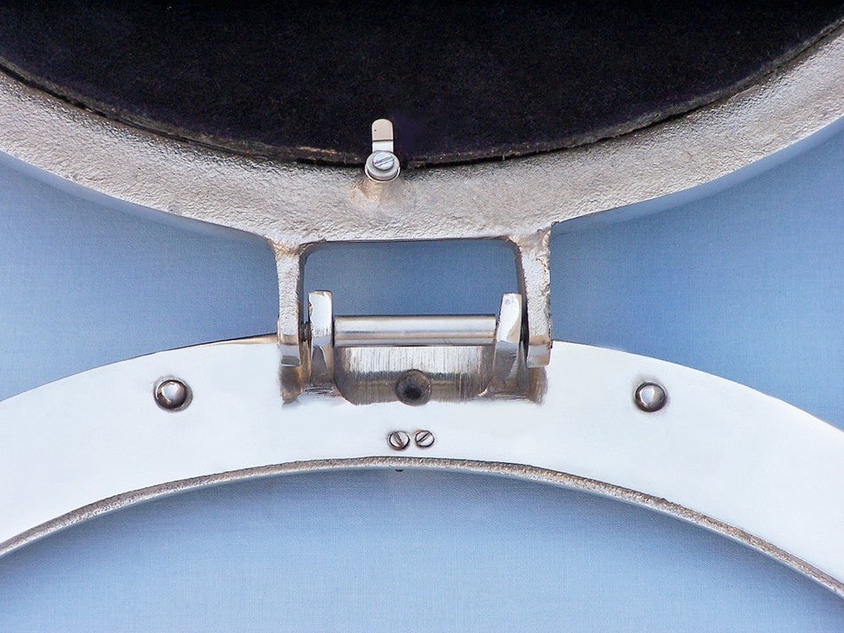 Deluxe Class Porthole Decorative Wall Clock, Chrome, 20"