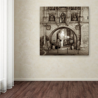 Alan Blaustein 'Burgos I' Canvas Art, 14x14