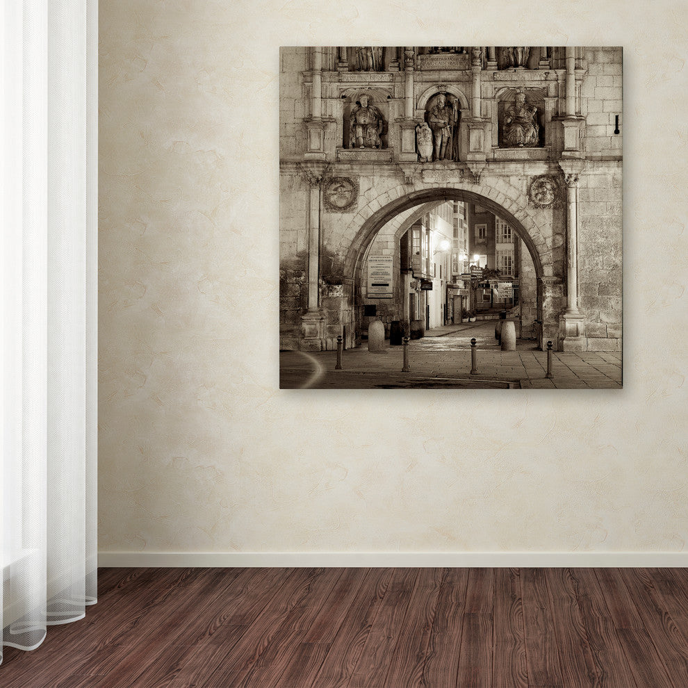 Alan Blaustein 'Burgos I' Canvas Art, 14x14