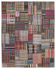 Rug N Carpet - Handmade Anatolian 10' 9'' x 13' 3'' Vintage Patchwork Kilim Rug