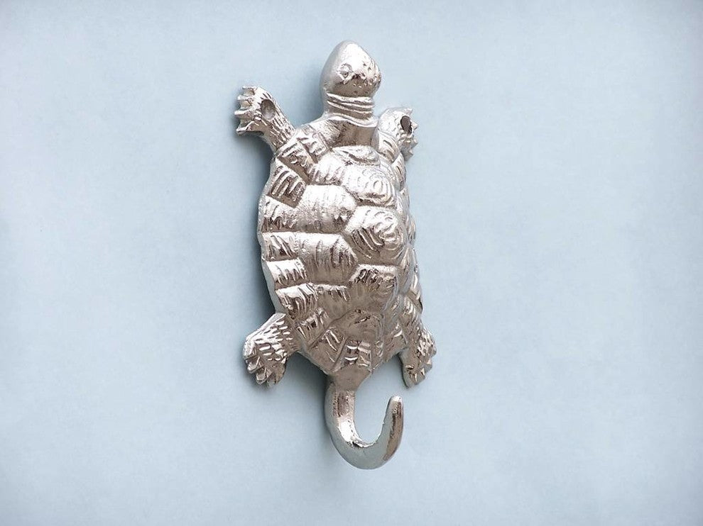 Chrome Turtle Hook 6"