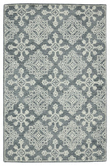 Boscage Penswick Area Rug, Dark Gray, 2' x 3', Geometric