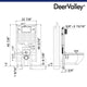 Elongated Wall Mounted Toilet With Concealed In-Wall Toilet Tank