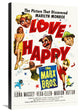 "Marx Brothers - Love Happy 01" Canvas by Hollywood Photo Archive, 20x30"