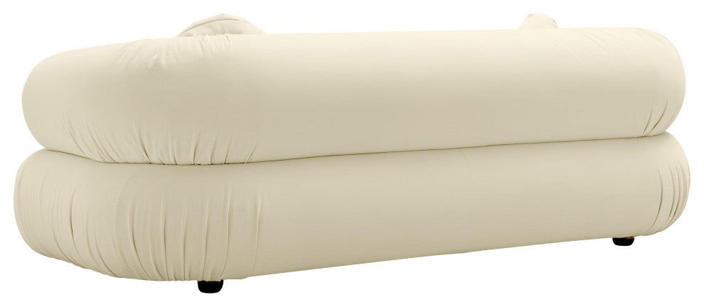 Jammin' Cream Velvet Sofa