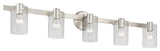 Munich 5 Light Brushed Nickel Vanity Sconce