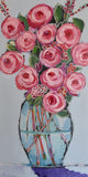 Marmont Hill, "Tall Bouquet" by Michelle Rivera Painting Wrapped Canvas, 12x24