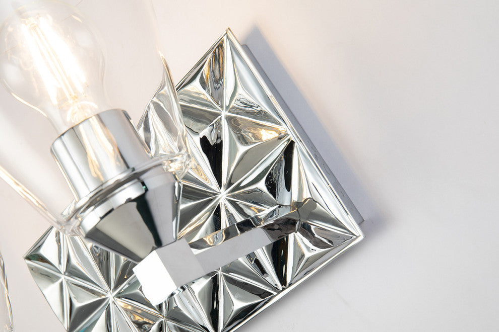 Alpha 2 Light Bath Vanity Light, Polished Chrome