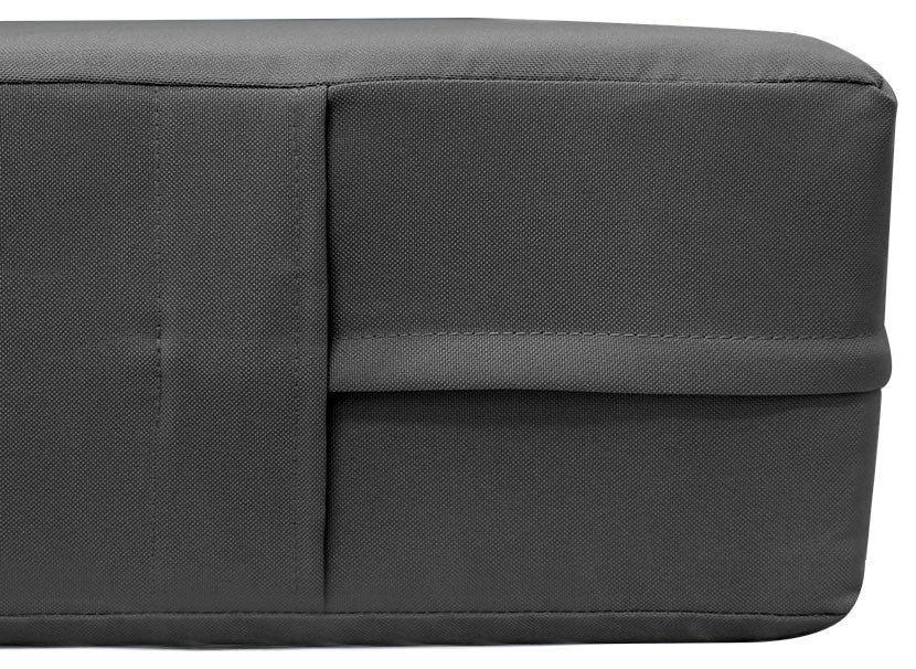 S2 Twin Size 5PC Knife Edge Daybed Mattress Cushion Bolster Complete Set AD003