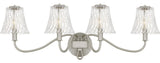 McKinney Four Light Bath in Brushed Nickel