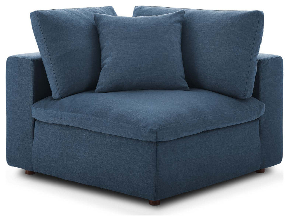 Azure Commix Down Filled Overstuffed 2 Piece Sectional Sofa Set
