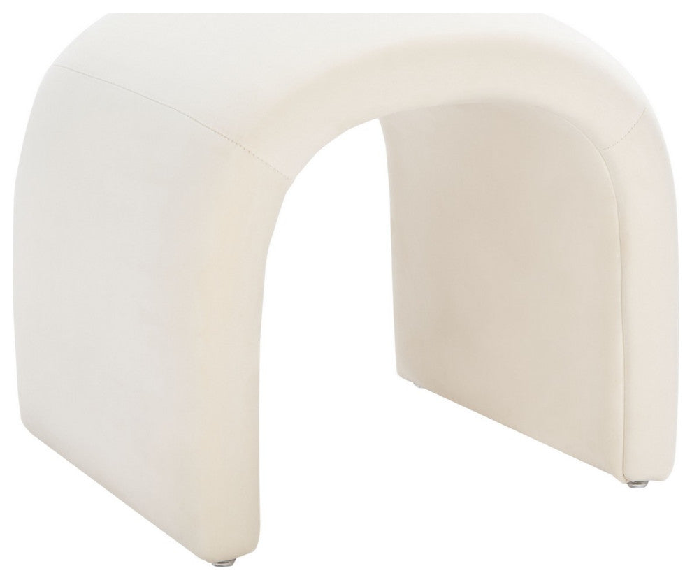 Safavieh Kibo Ottoman, Cream