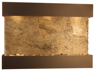Reflection Creek Water Feature by Adagio, Natural Green Slate, Blackened Copper