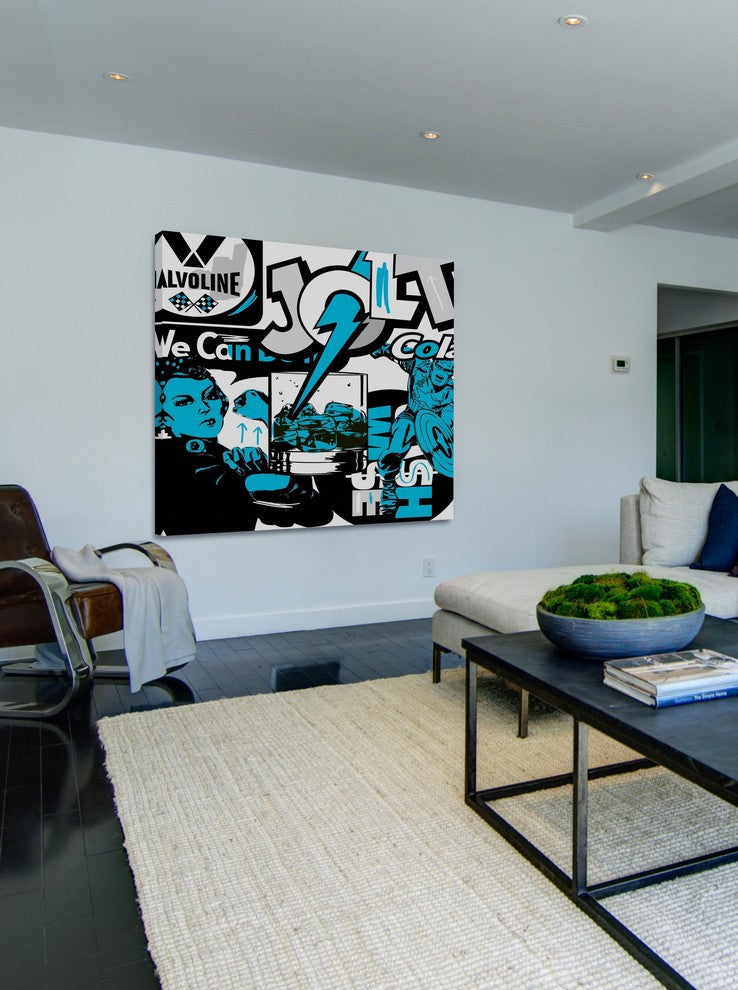 "Jolt 2" Print on Canvas