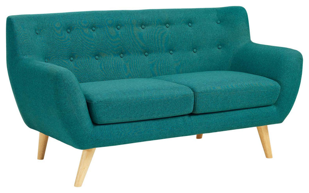 Modway Remark Upholstered Loveseat, Teal