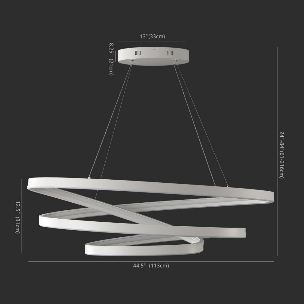 Safavieh Couture Brianne Infinity Chandelier, White