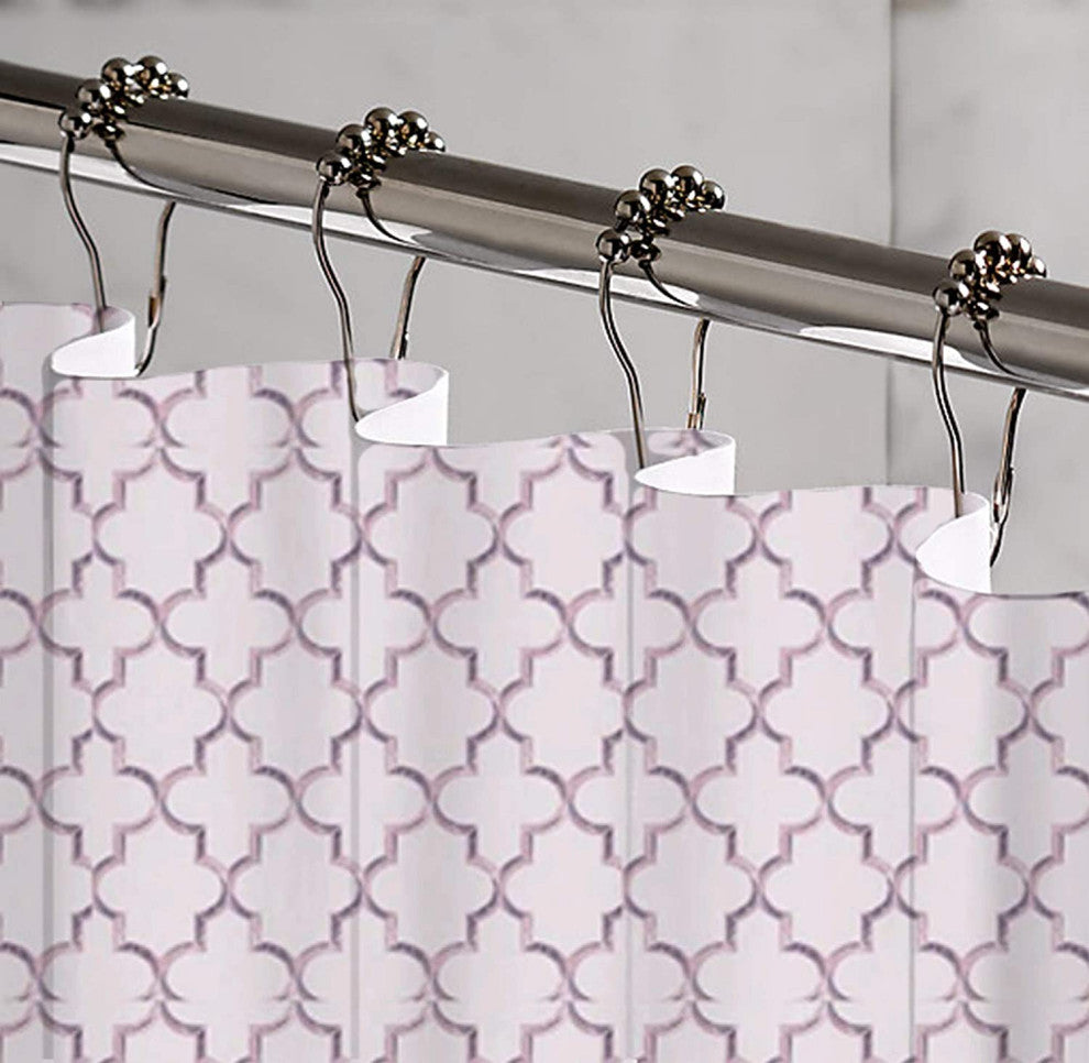 Ogee Purple Elsa Shower Curtain, 72"x72"