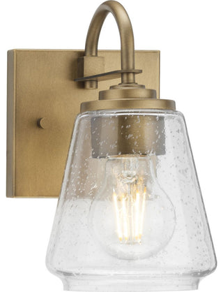 Martenne Collection 1-Light Aged Bronze Modern Farmhouse Vanity Light