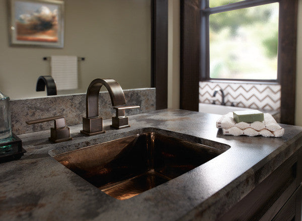 Delta Vero Two Handle Widespread Bathroom Faucet, Venetian Bronze, 3553LF-RB