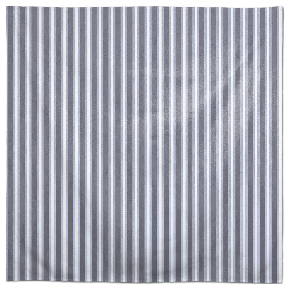 Stripes Dark Gray 58x58 Tablecloth