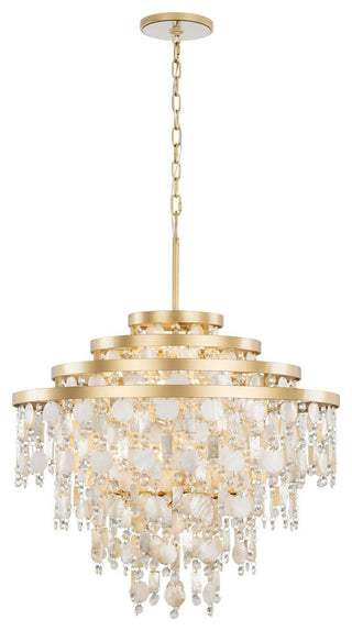 Kalani 10-Lt Chandelier - French Gold