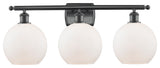 Innovations Lighting 516-3W-BK-G121-8-LED 3 Light 26" Bath Vanity Light