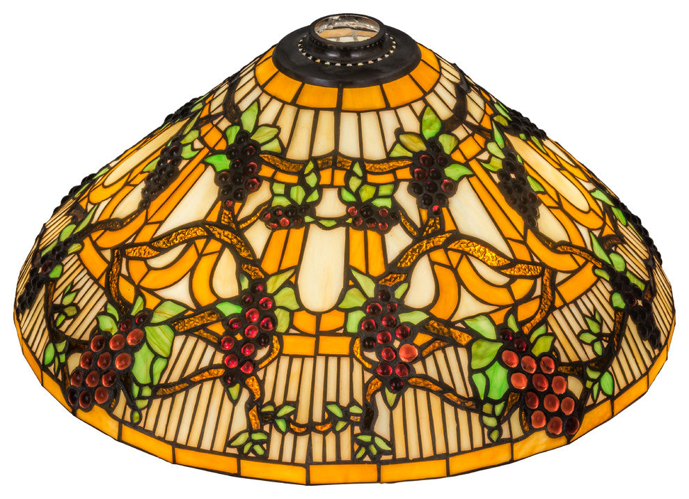 Meyda Lighting 48547 20"W Jeweled Grape Shade