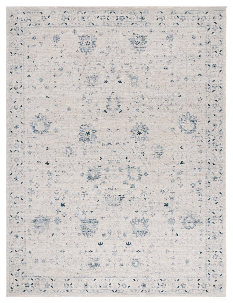 Safavieh Antique Patina ANP656 Rug, Ivory/Blue, 9'x11'6"
